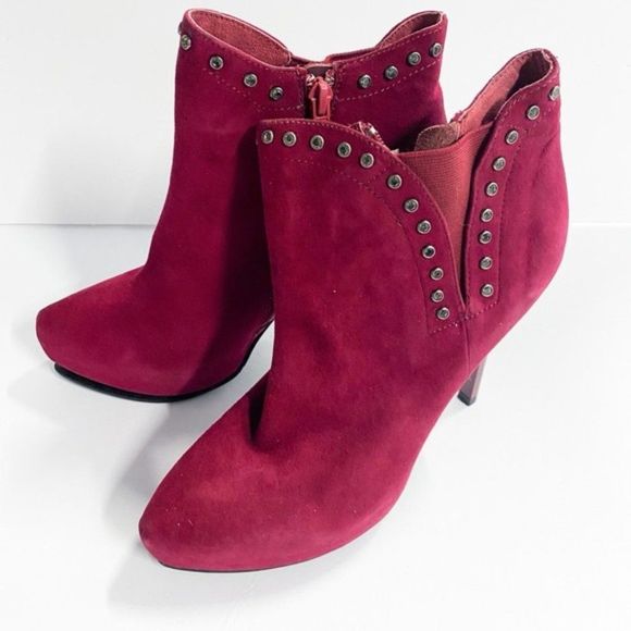 Women Pointed Toe Ankle Boots High Heels Stilettos Pumps Booties Dress Shoes - Picture 1 of 5